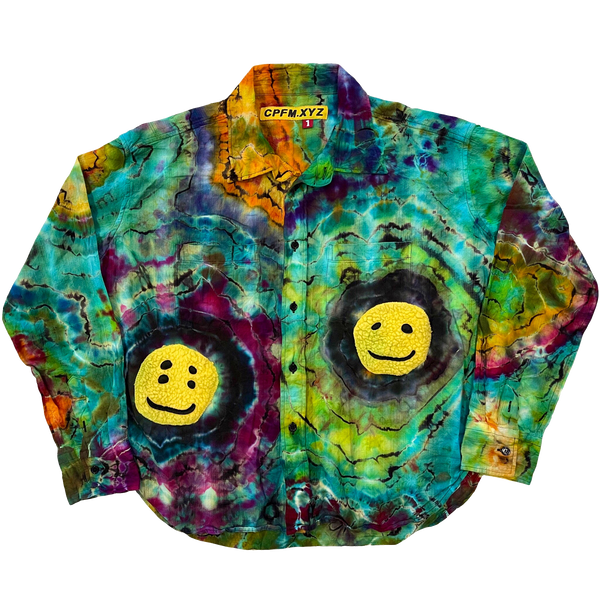 1/1 CPFM Double Vision Check Tie Dye Shirt