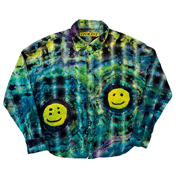 1/1 CPFM Double Vision Check Tie Dye Shirt