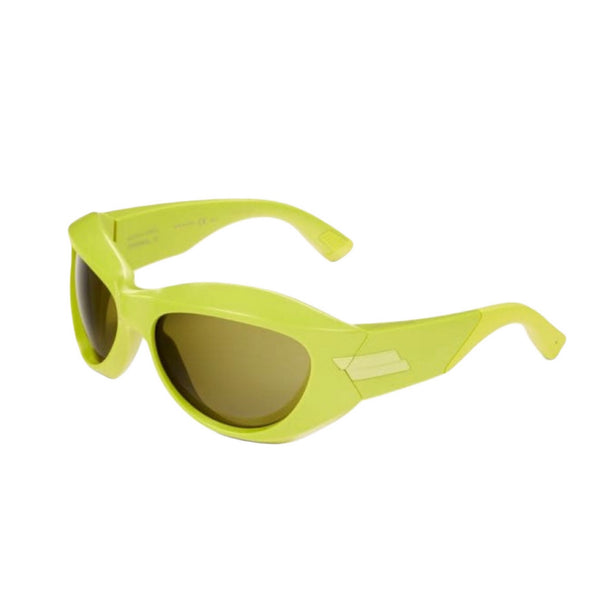 Bottega Veneta “Cyclone 11” Sunglasses in Neon