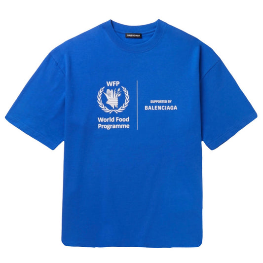 Balenciaga 2018 “World Food Programme” Blue Tee