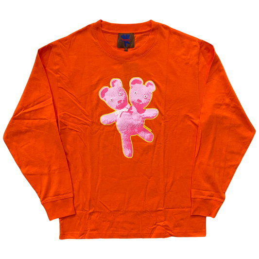 Heaven Logo LS Tee in Orange