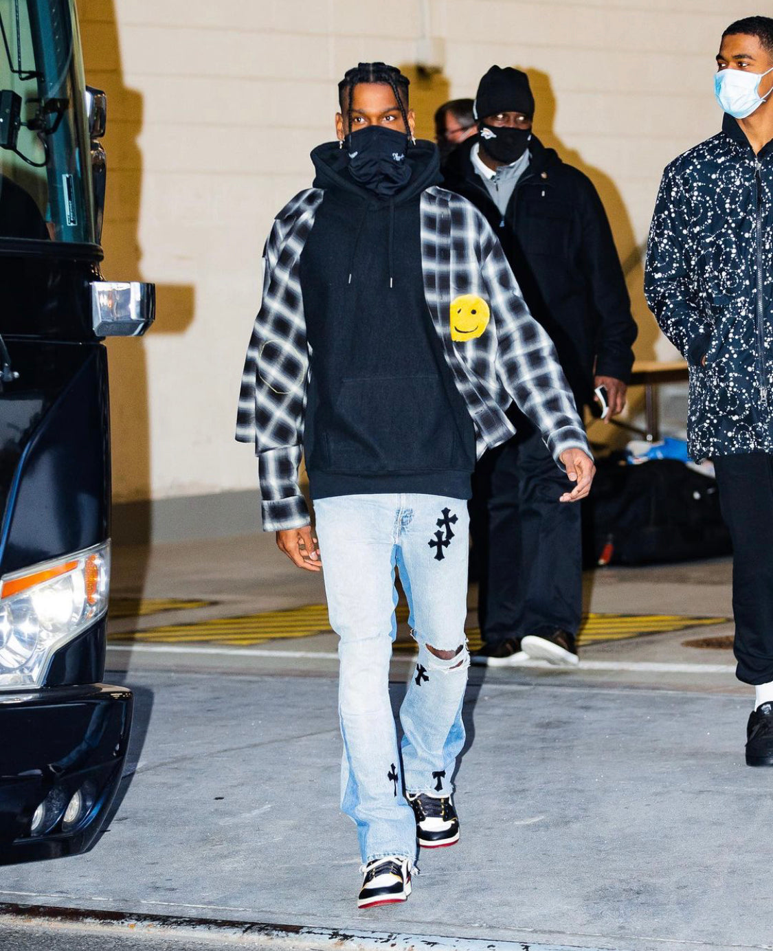 Shai Gilgeous-Alexander wearing the Cactus Plant Flea Market (CPFM) Double Vision Check Flannel Shirt.