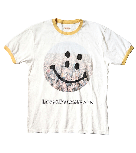 Kapital “Peace, Love and Rain” Ringer Tee